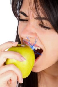 Sensibilidad al morder Manzana